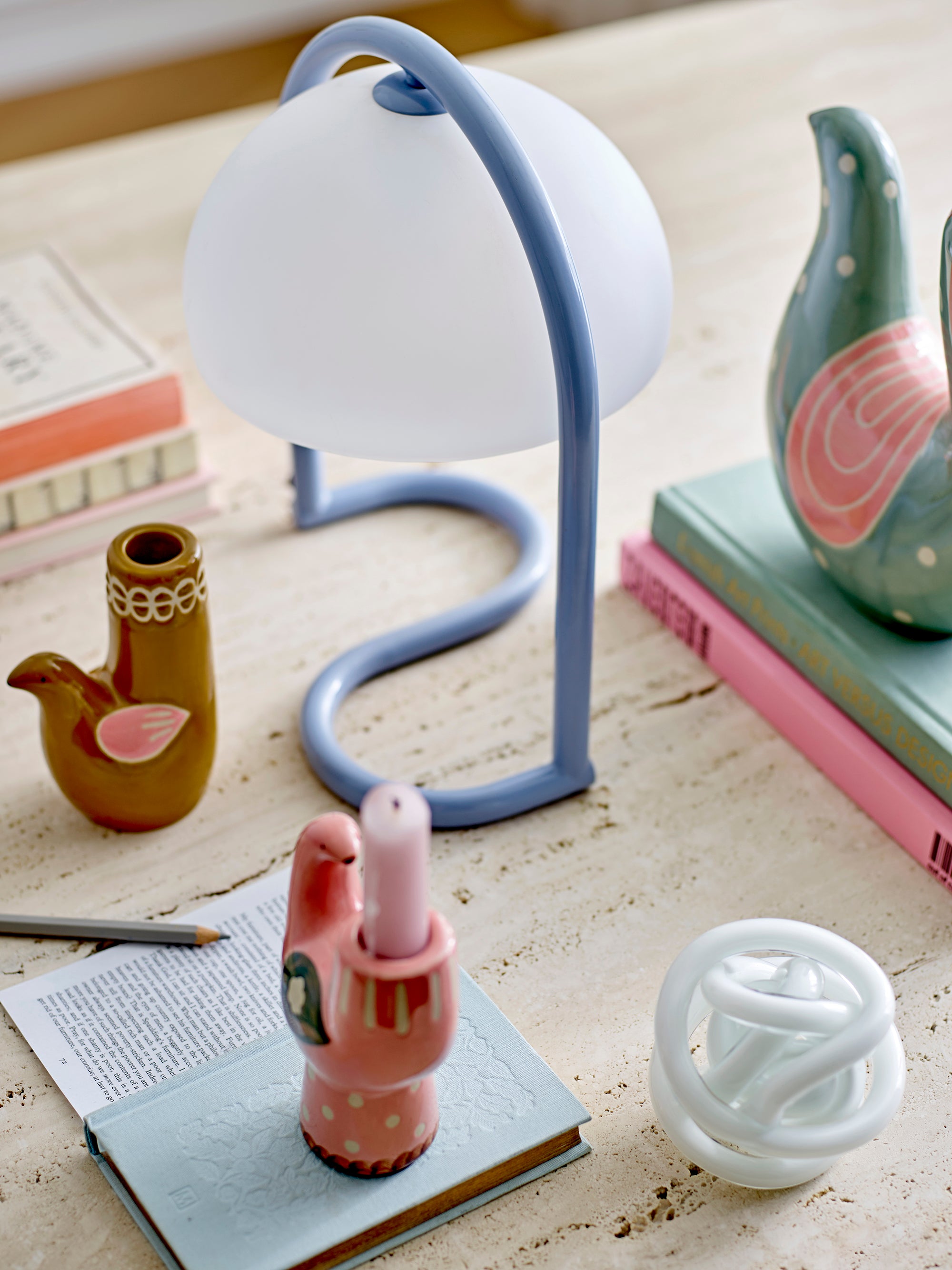 Trudy Vase, Green, Stoneware