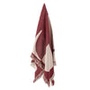 Olica Throw, Red, Recycled Cotton