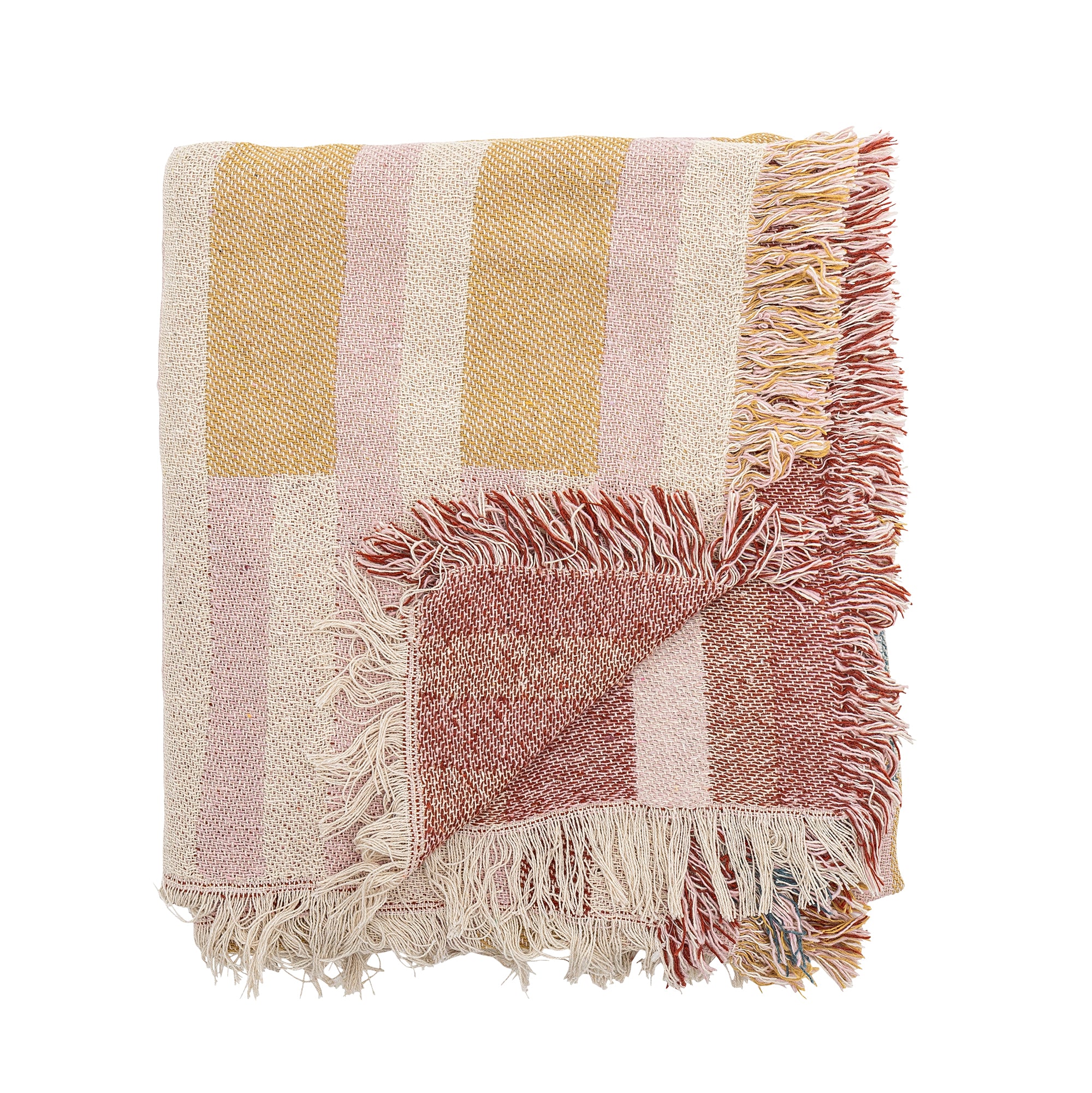 Lane Throw, Multi, Recycled Cotton