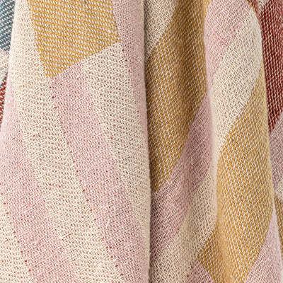 Lane Throw, Multi, Recycled Cotton