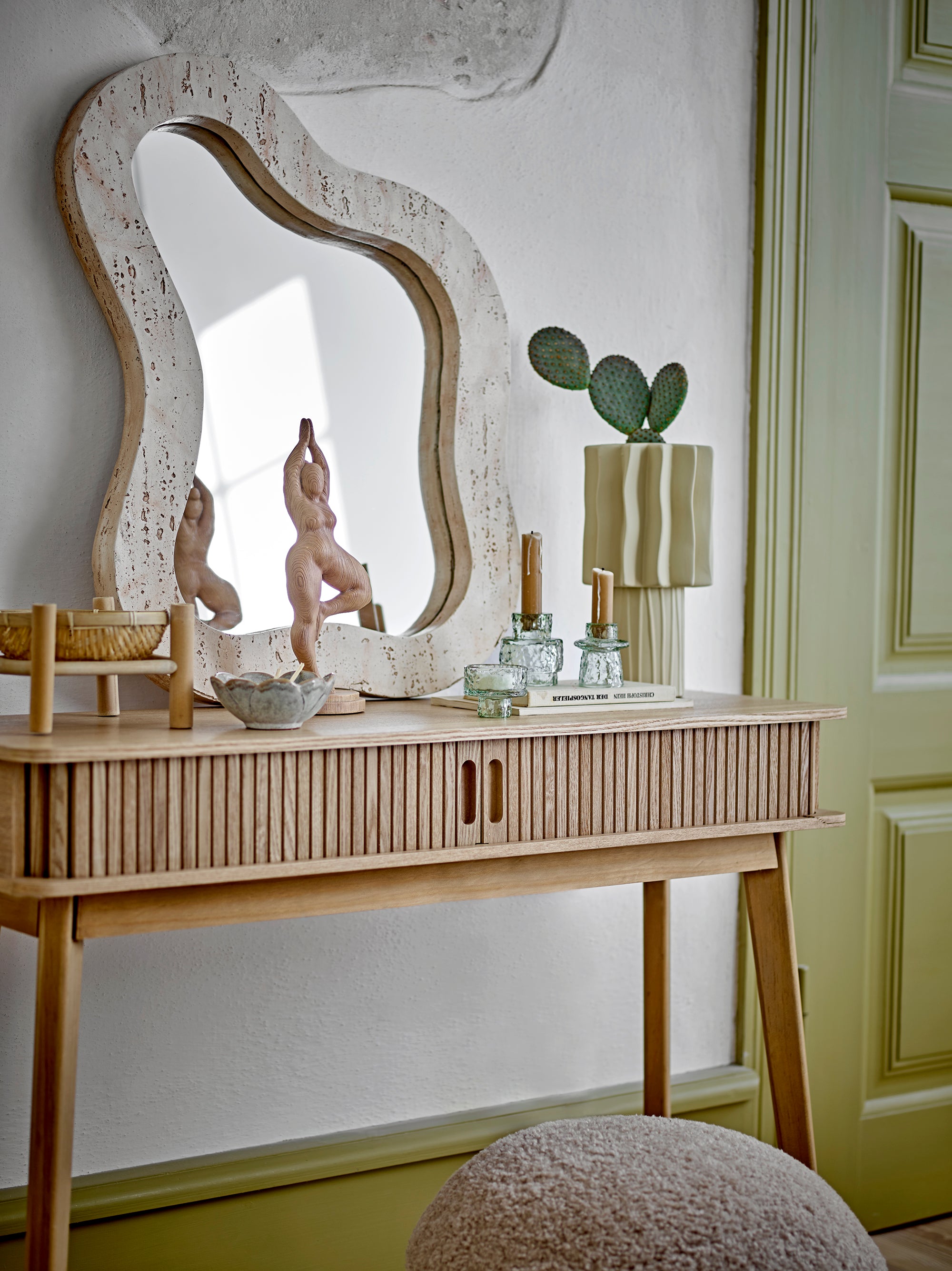 Salento Console Table, Nature, MDF