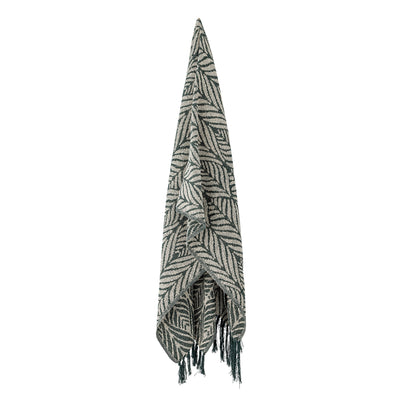 Ugento Throw, Green, Recycled Cotton