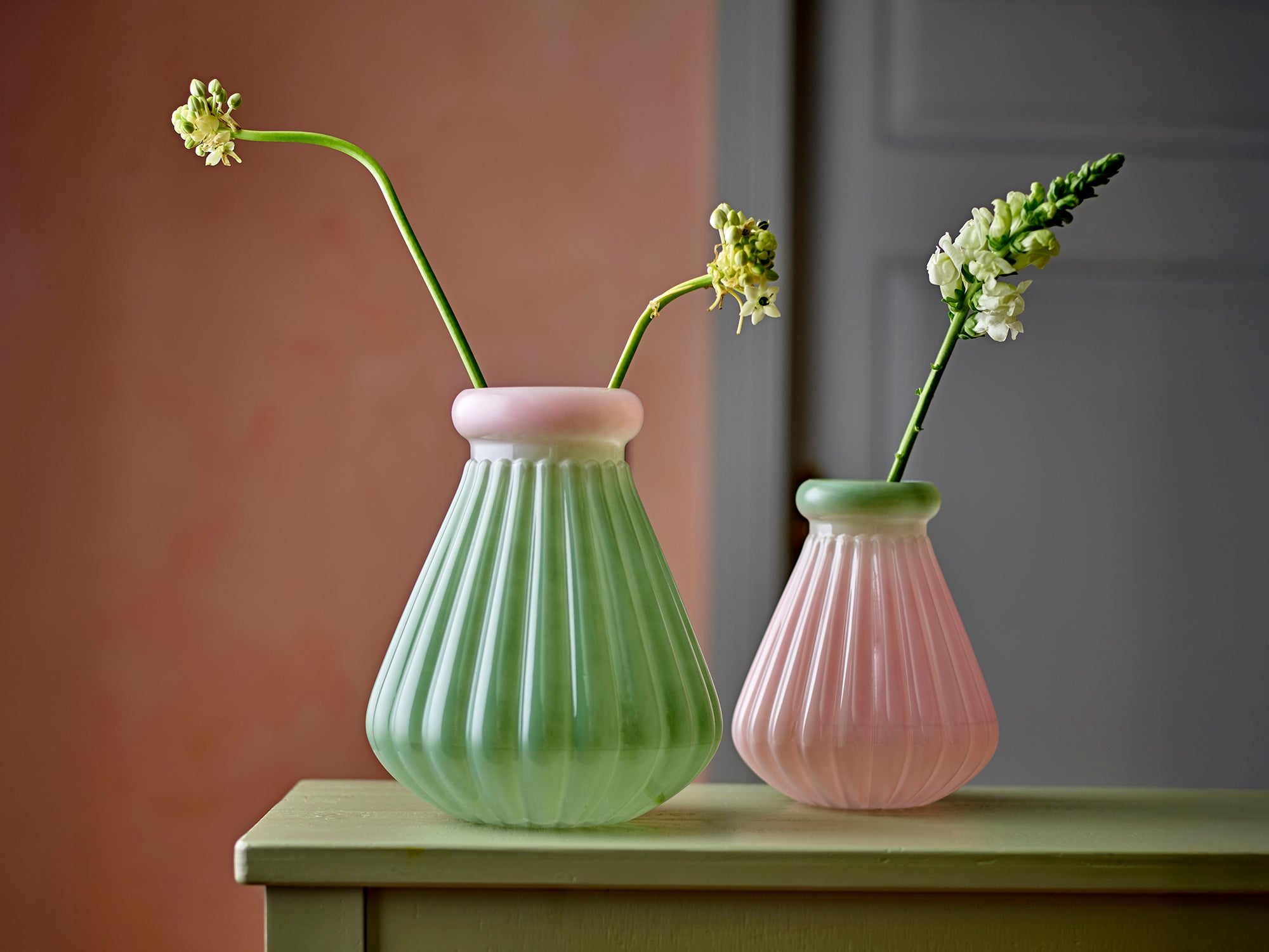 Judith Vase, Green, Glass