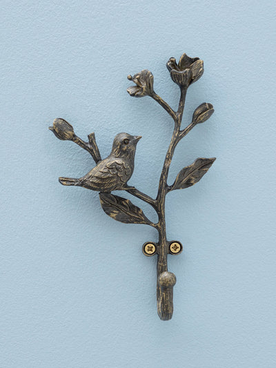 Hook bird on branch