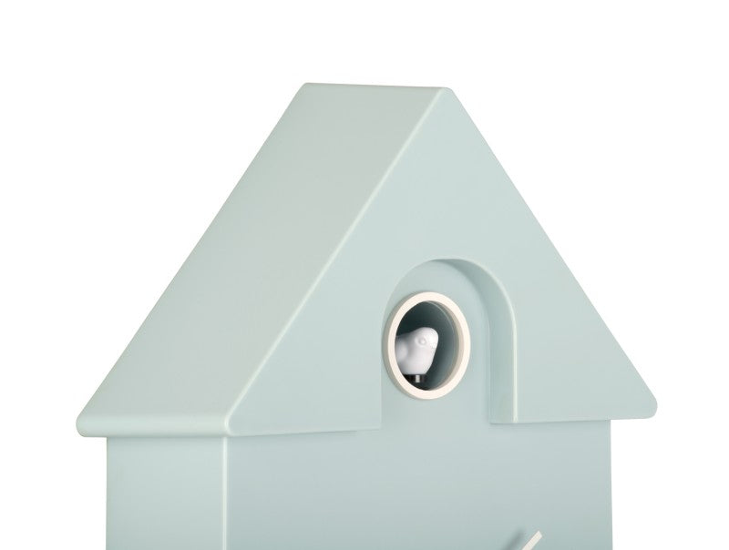 Modern Cuckoo Clock in Soft Blue