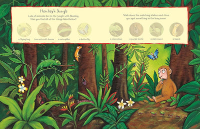 GRUFFALO AND FRIENDS AMAZING ANIMALS STICKER BOOK (PB)