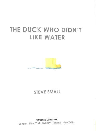 The duck who didn't like water