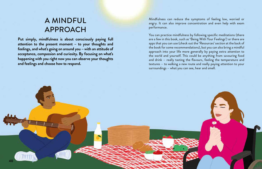 BREATHE OUT: A CREATIVE GUIDE/ HAPPINESS/ TEEN MINDS (PB)