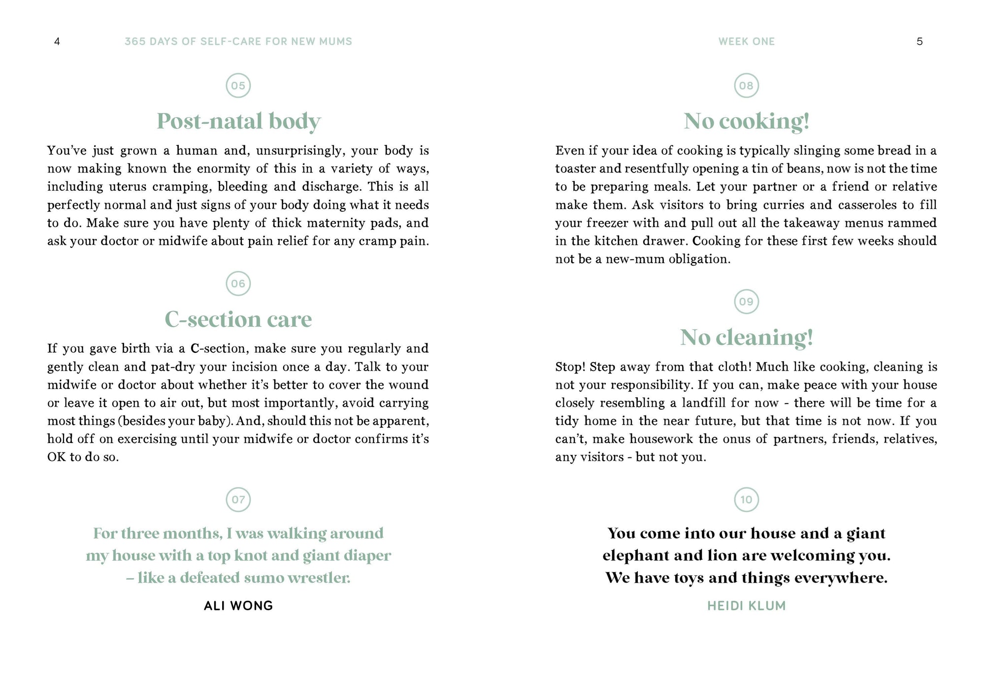 365 DAYS OF SELF CARE FOR NEW MUMS