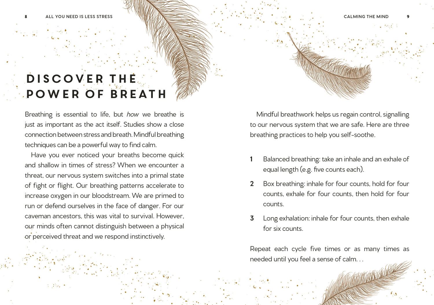 ALL YOU NEED IS LESS STRESS (HB)