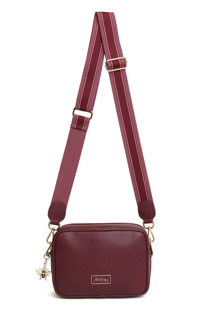 Alice Wheeler Berry - Soho Crossbody Bag