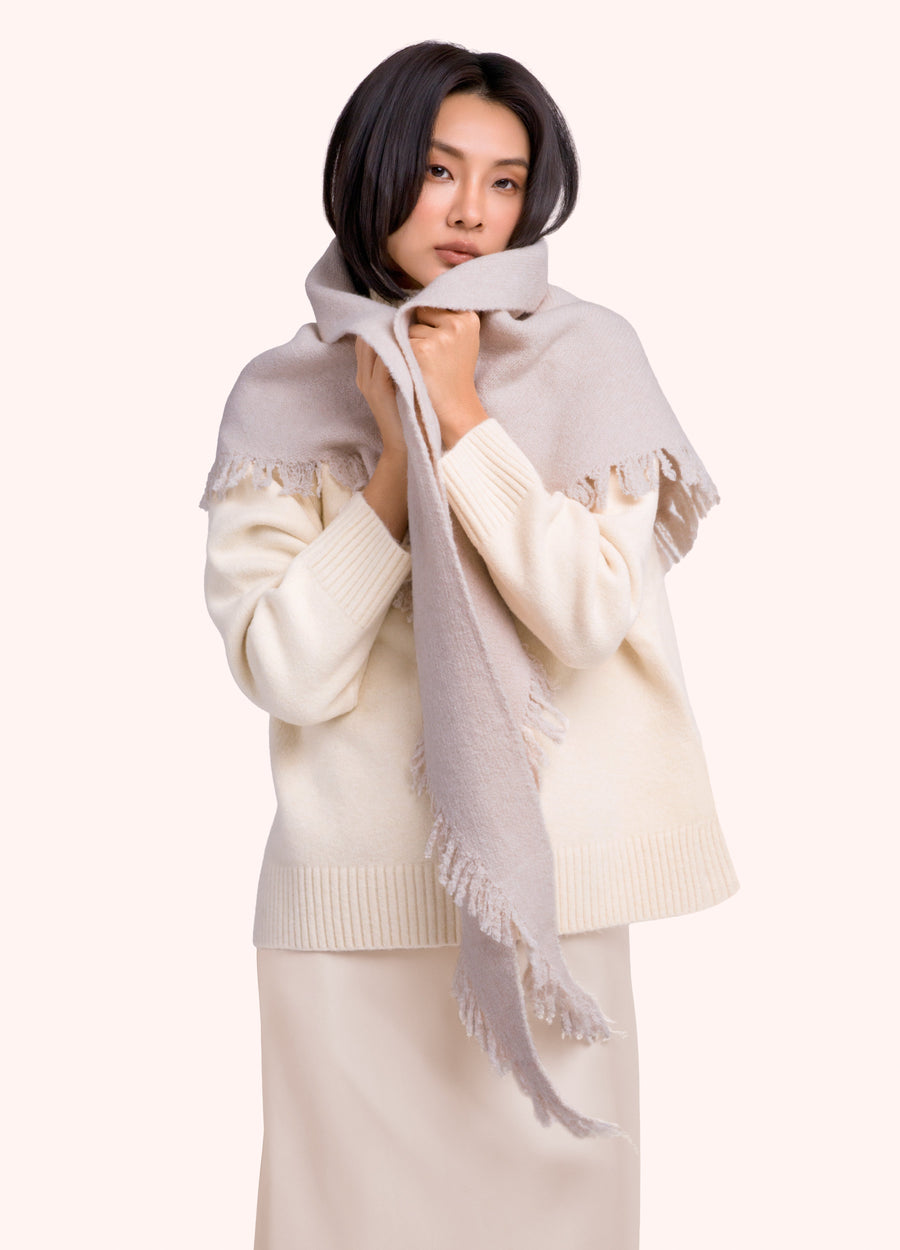 Emily Scarf, Cream