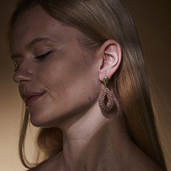 Earring Lydia, beige