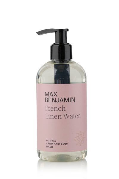 Max Benjamin French Linen Water Hand & Body wash & lotion gift set