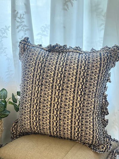 Kantha Frill Cotton Cushion