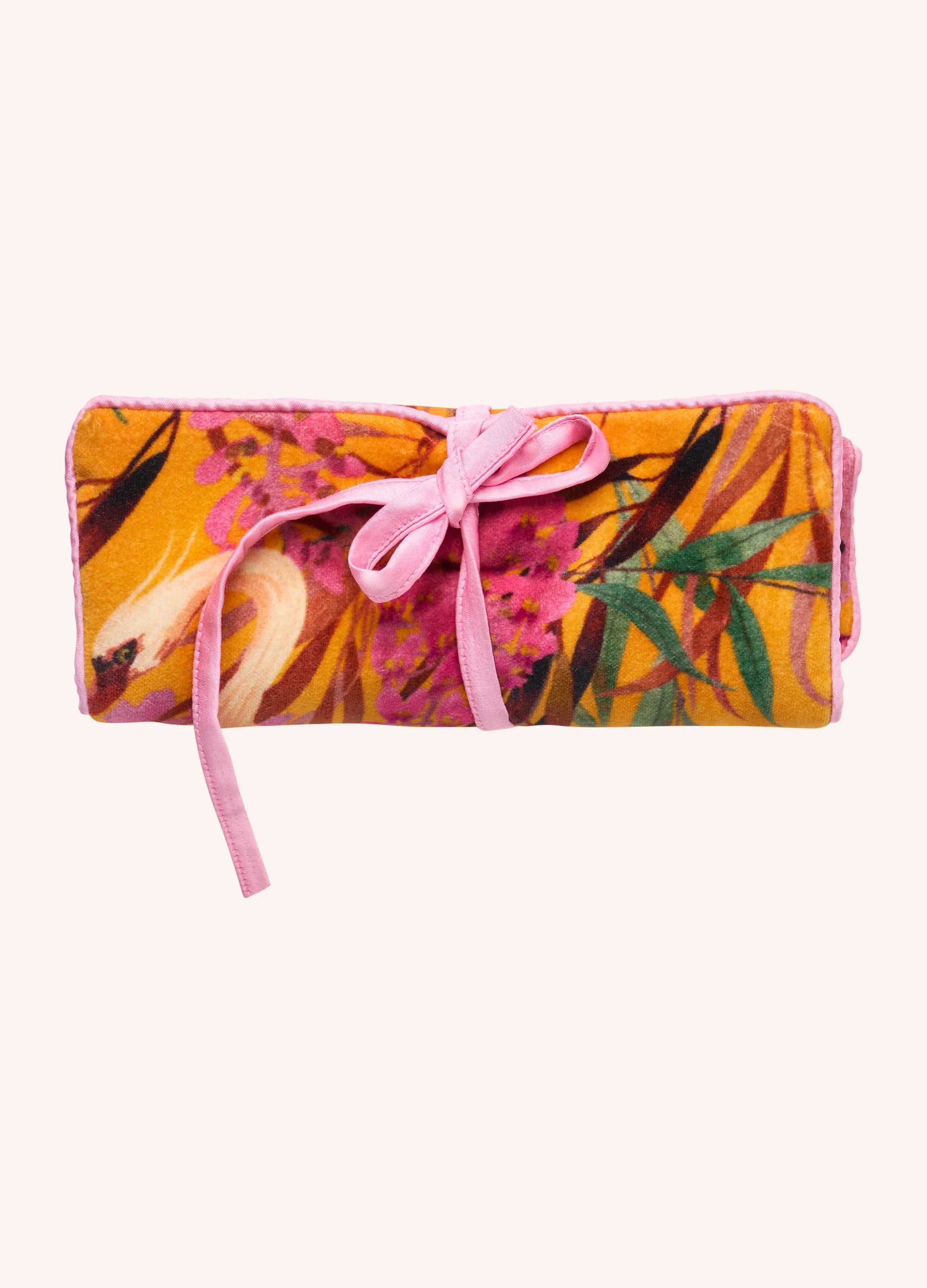Oriental Crane Jewellery Roll
