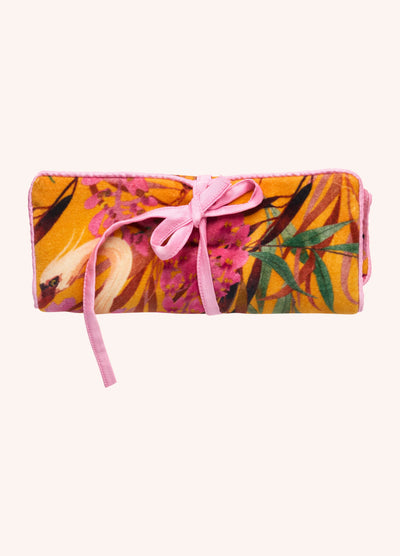 Oriental Crane Jewellery Roll