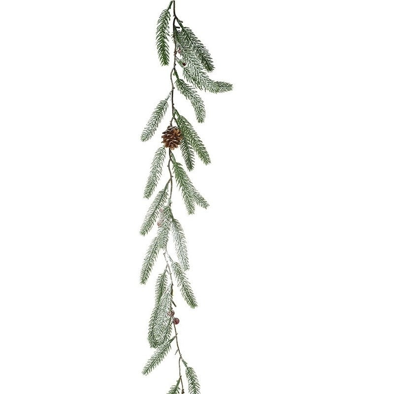 Green Fir & Pinecone Garland