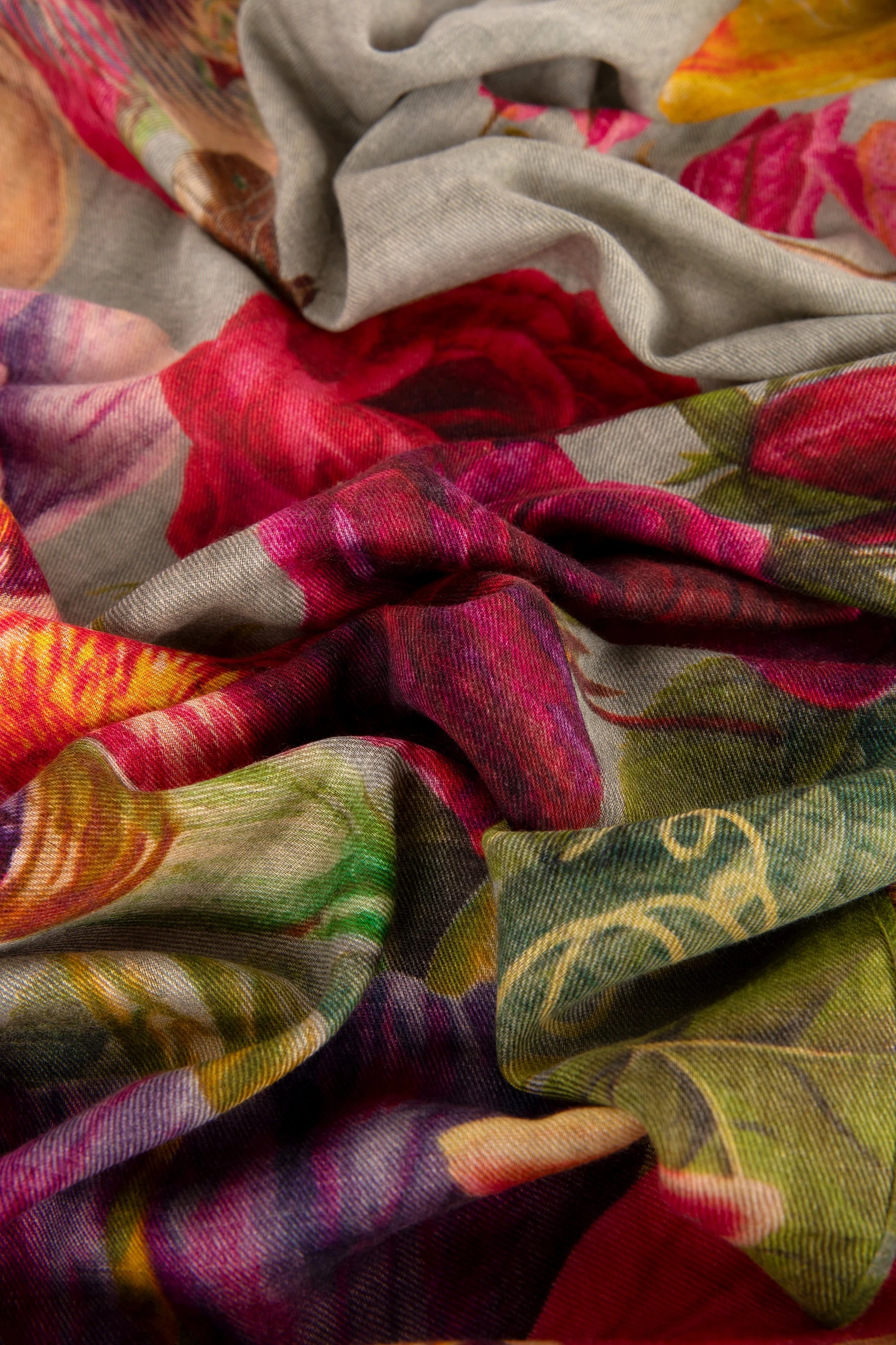 Lux Scarf - Botanical Bouquet, Sage