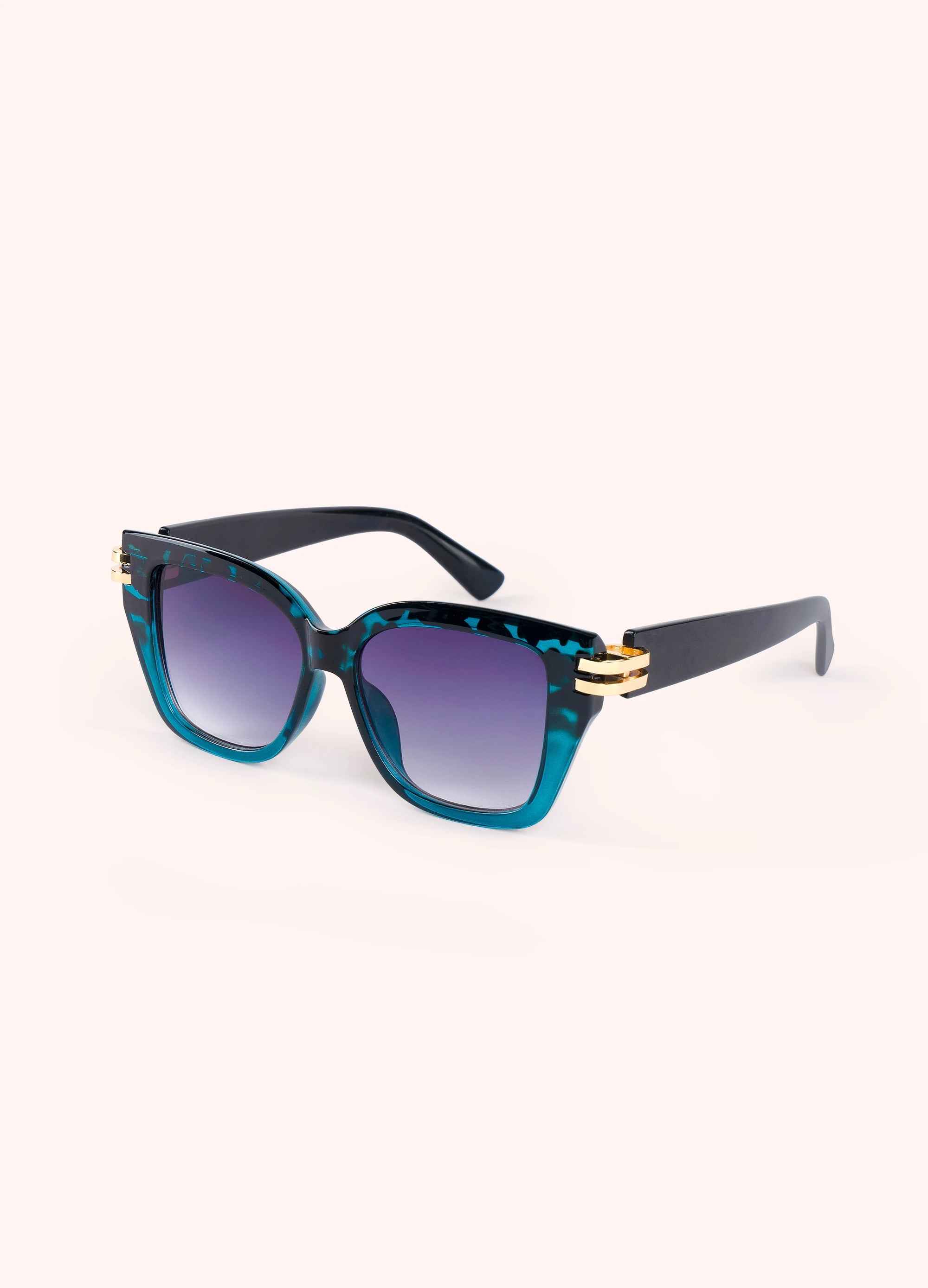 Philomena Sunglasses - Teal Tortoiseshell
