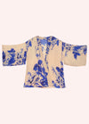 Kimono Jacket - China Blue Blooms