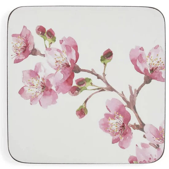 Pink Blossom Coasters - Set of 6