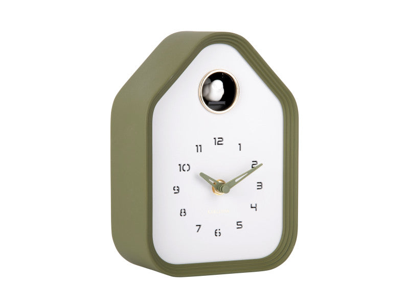 Reina Cuckoo Wall/Table Clock – Luxury Green