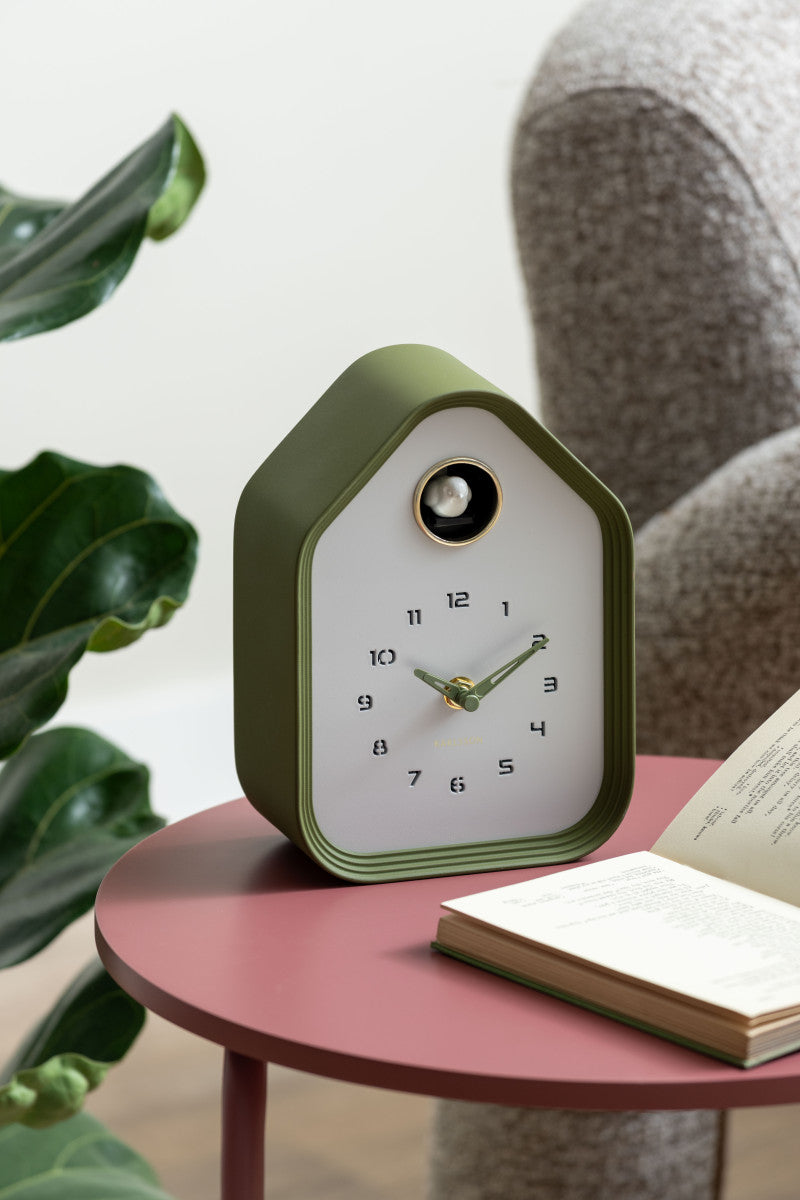 Reina Cuckoo Wall/Table Clock – Luxury Green