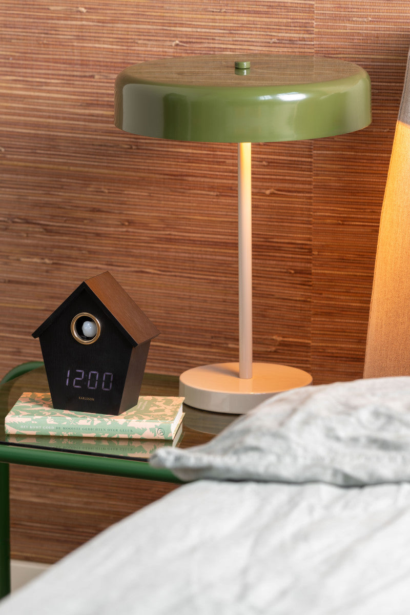 Riqueza Cuckoo LED Alarm Clock – Black