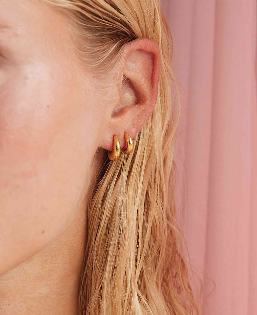 Nora big hoops by Hultquist Copenhagen