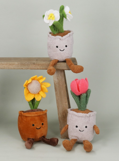 Shelf Sitters - Potted Flowers