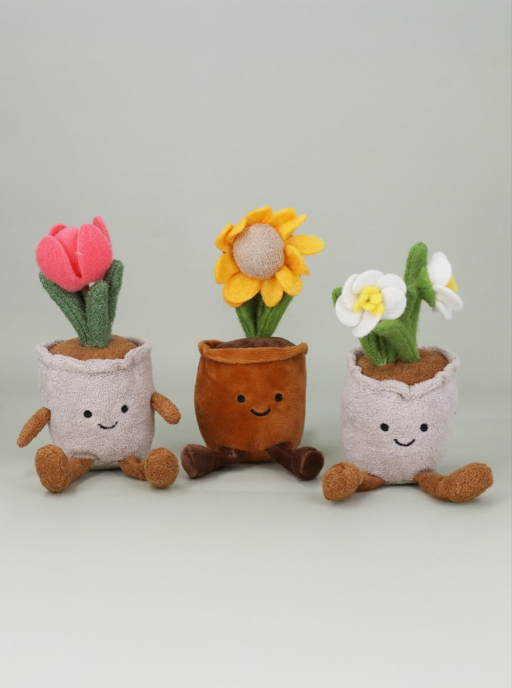 Shelf Sitters - Potted Flowers