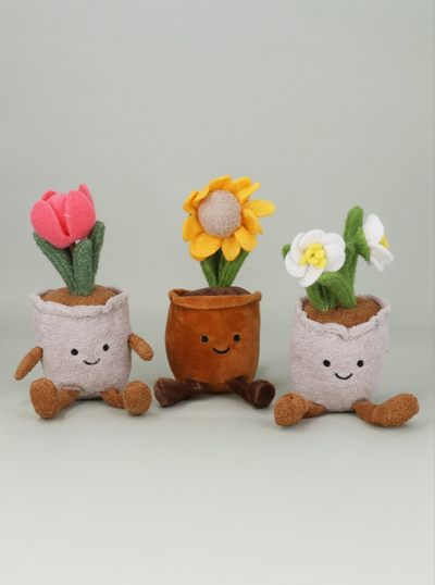 Shelf Sitters - Potted Flowers