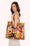 Powder Luxe Velvet Quilted Tote Bags
