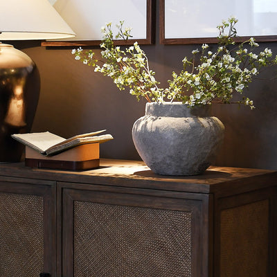 Grey Terracotta Pot