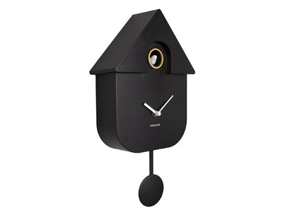 Modern Cuckoo Clock in Black