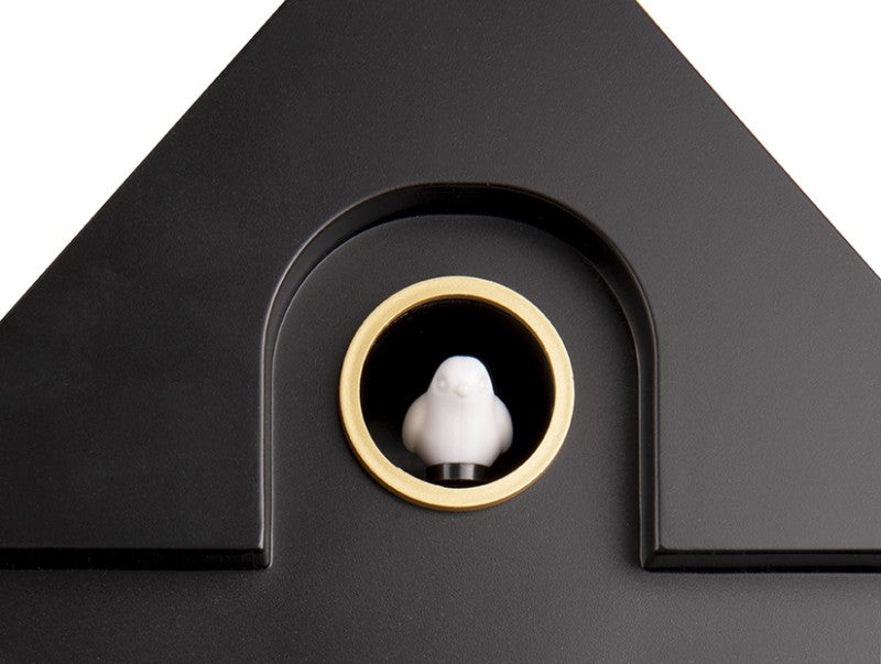 Modern Cuckoo Clock in Black