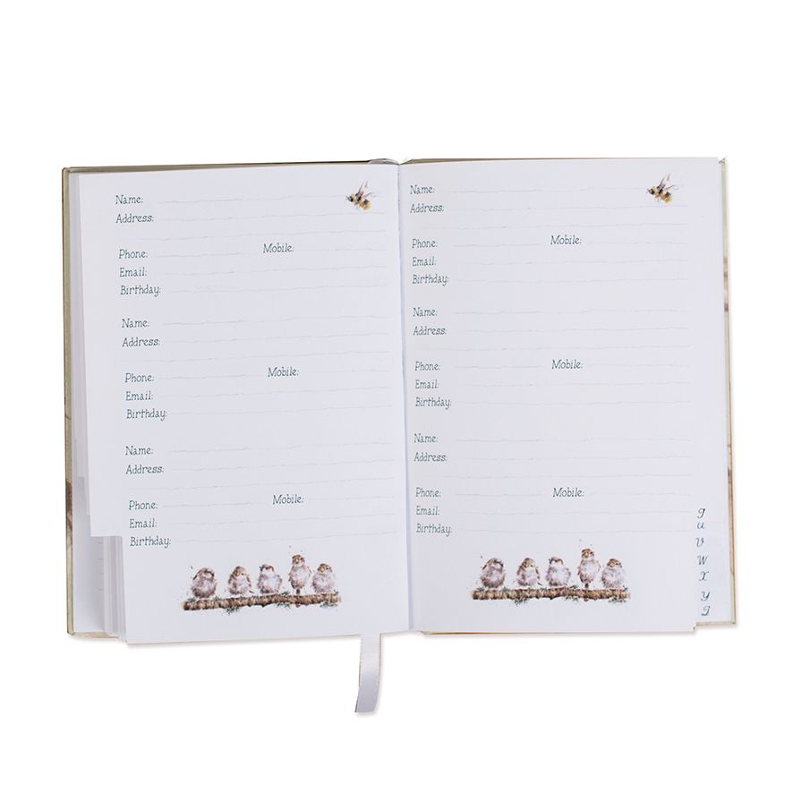 'The Flower Pot' Rabbit Address Book