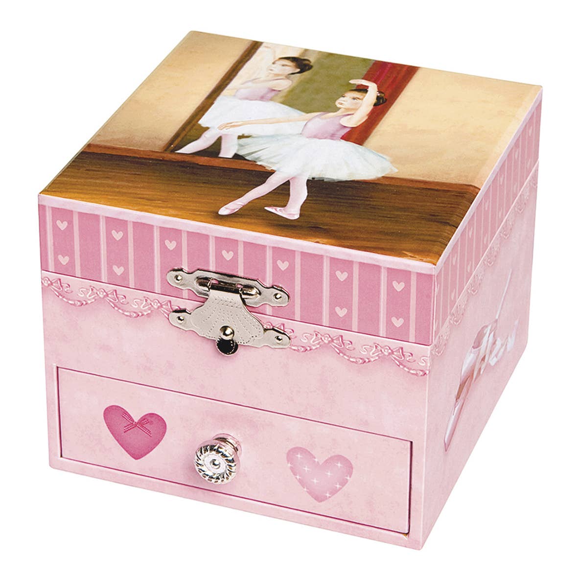 Music Box Cube Ballerina in Tutu - Pink
