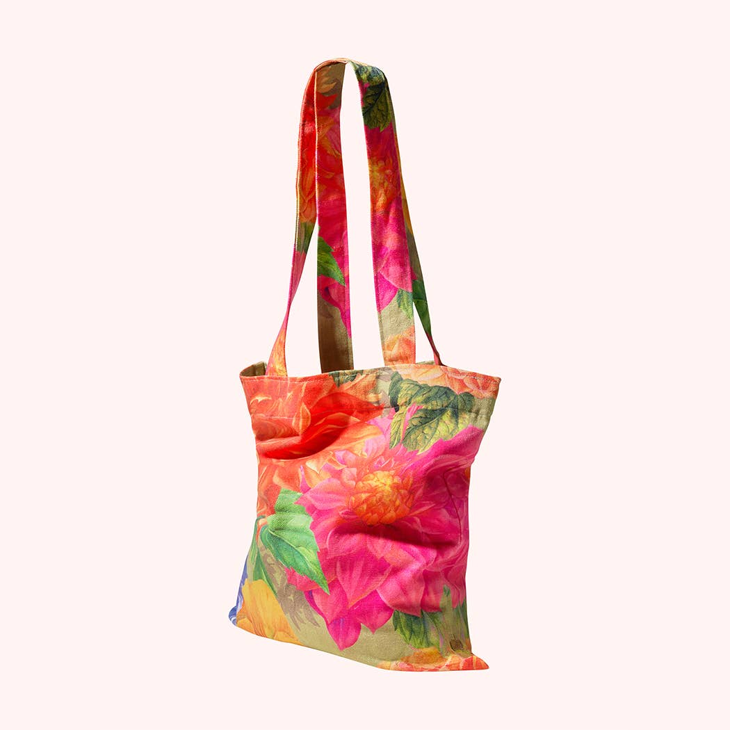 Canvas Tote Bag - Bountiful Blooms
