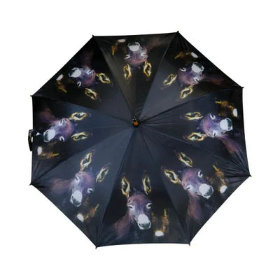 umbrella black donkey with foal 105cm