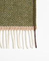 Wool Throw Blanket Denver olive