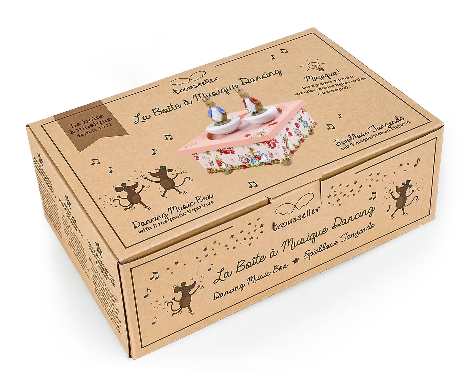 Dancing Peter Rabbit© Music Box Strawberries