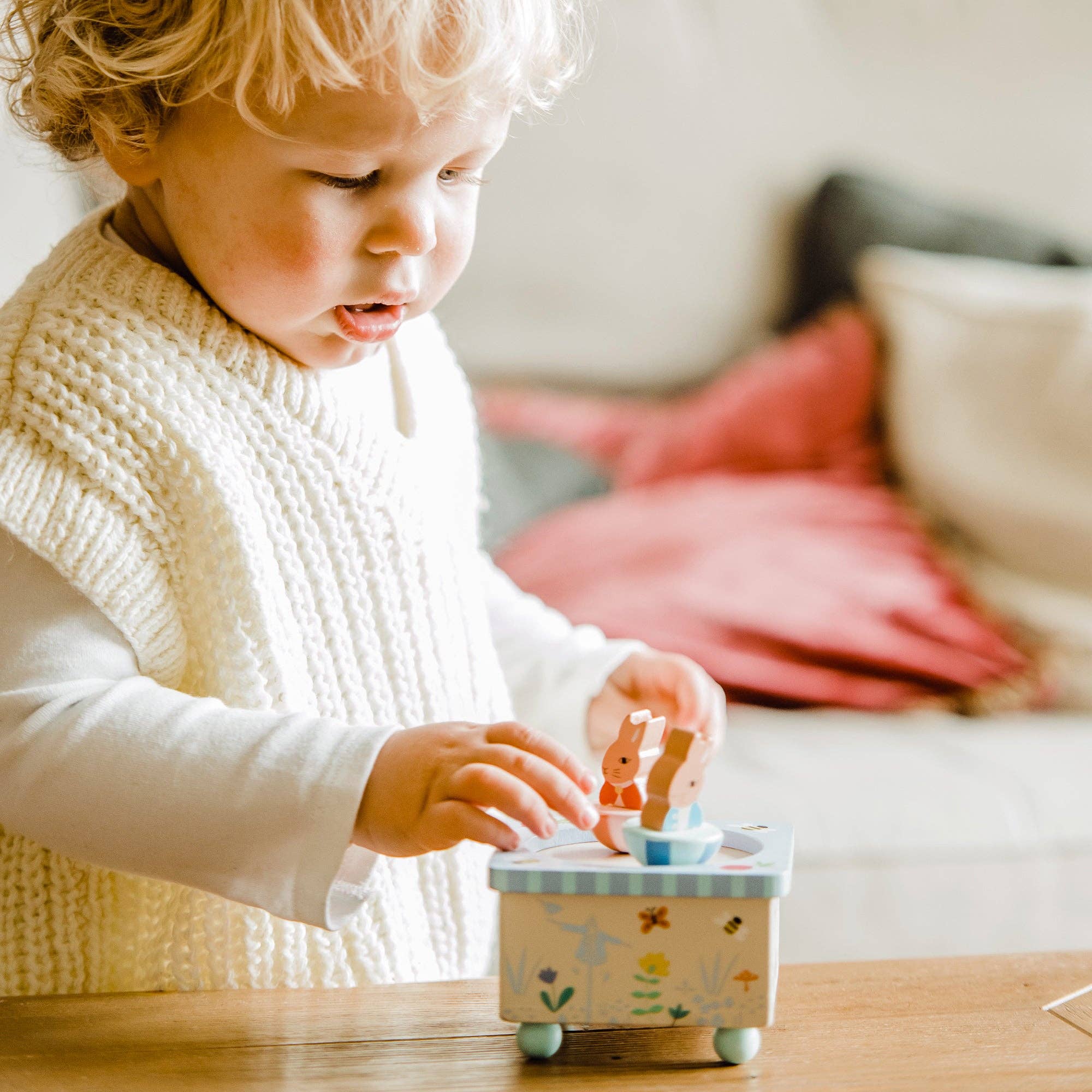 NEW Wooden Peter Rabbit™ Music Box