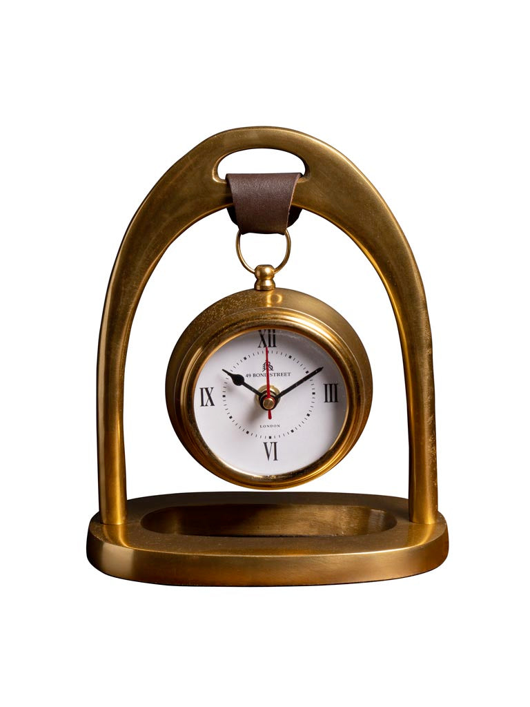 Table clock Stirrup