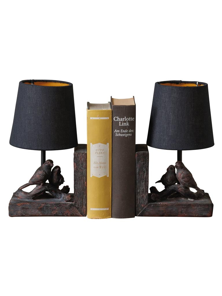 Table lamp bookends Titmouse