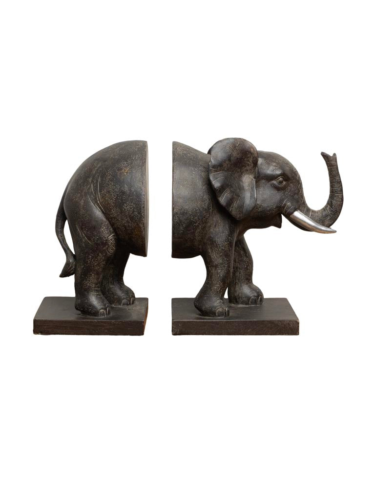 Bookends elephant