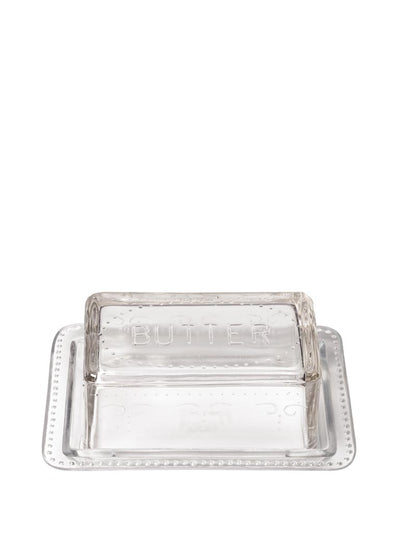 Glass butter dish 'Butter'