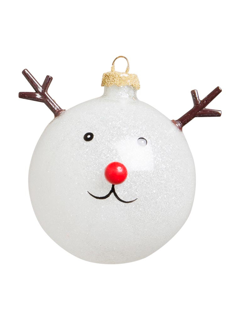 Xmas ball Rudolph