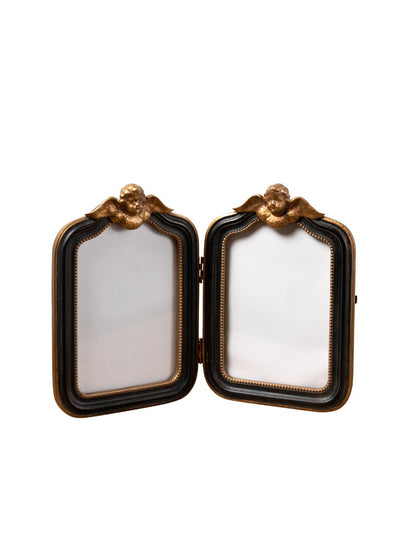 Double black and gold photo holder Classica (10x15)